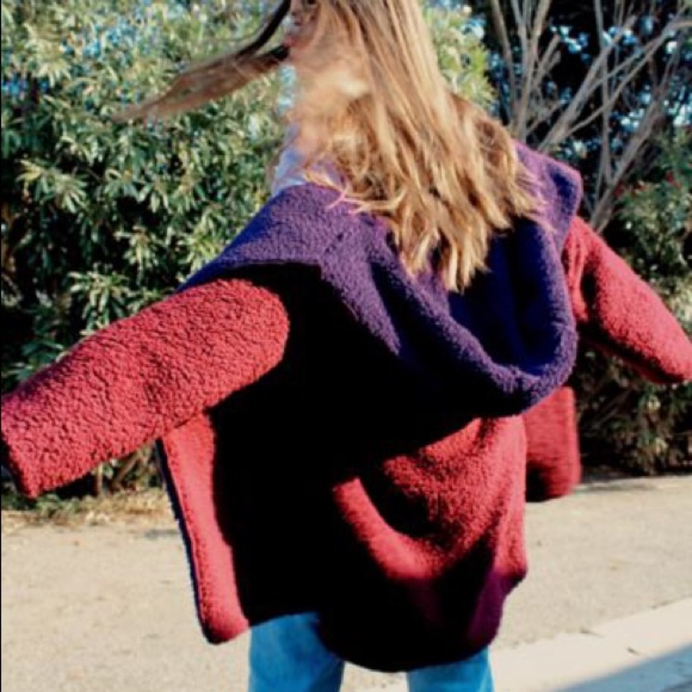 Carmella Cozy reversible teddy coat